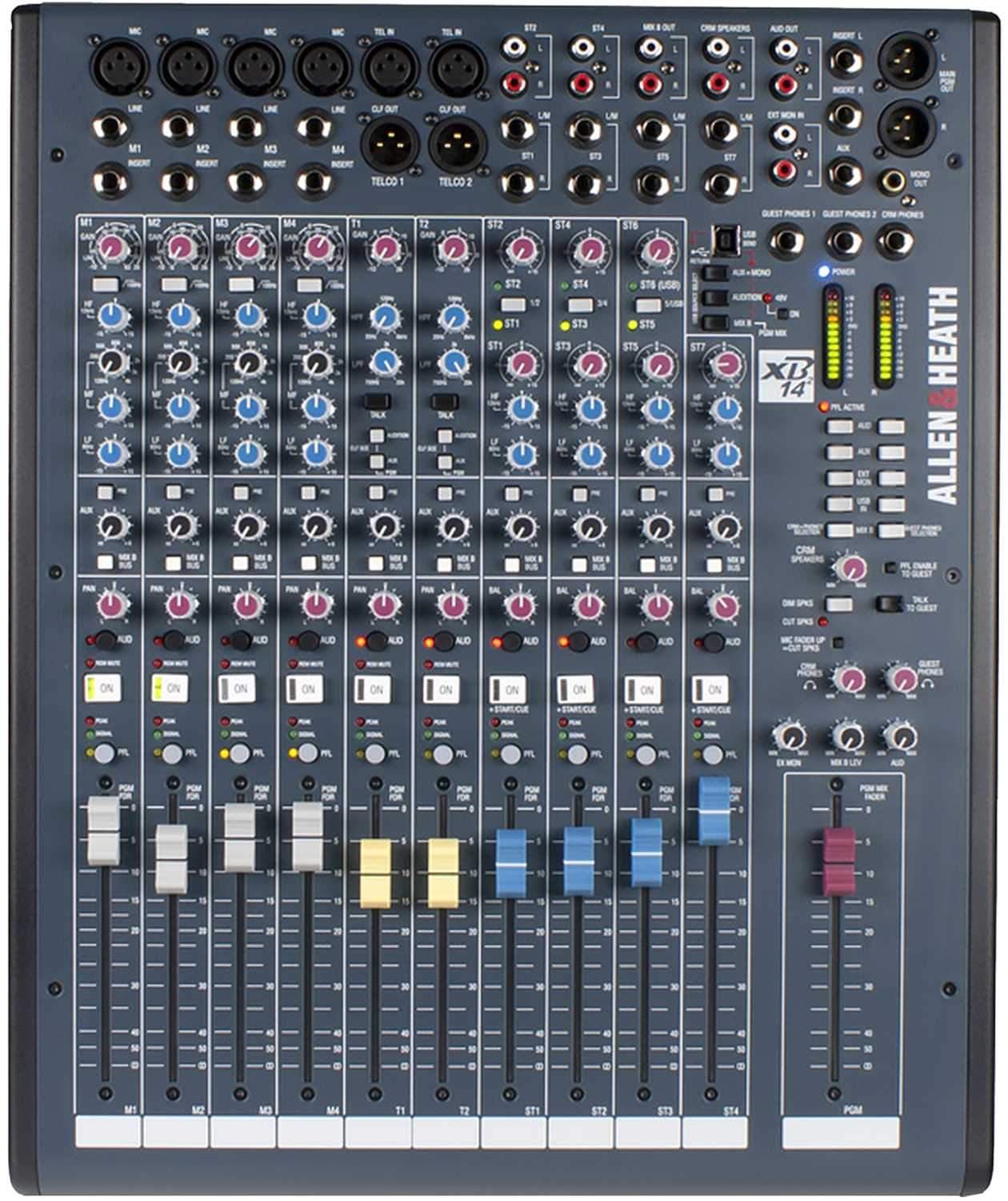 Allen & Heath XB2-14 Compact Broadcast Mixer – Solotech