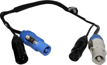 ProX XC-PWC14-XLR06 6Ft Jumper PowerCon & XLR Link Cable - PSSL ProSound and Stage Lighting