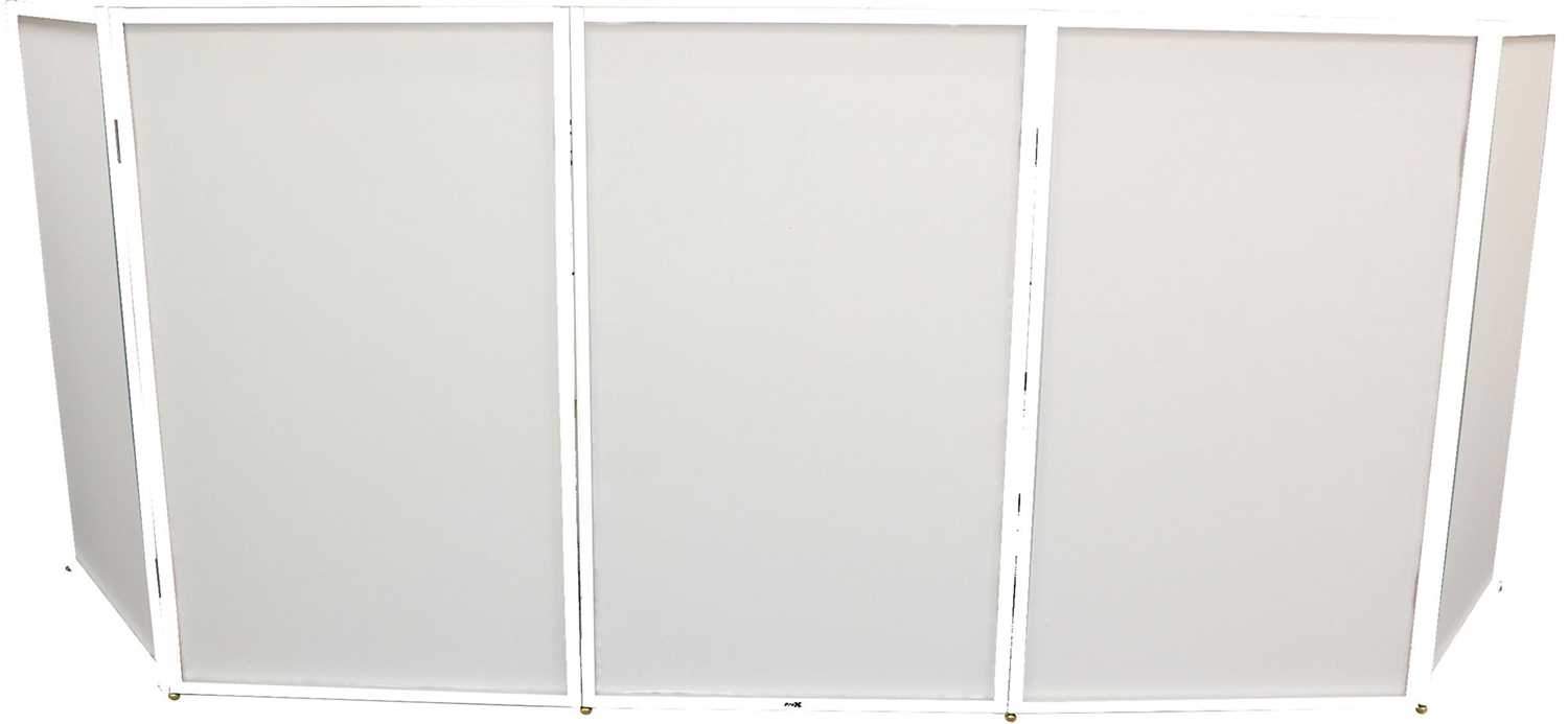 ProX XF-5X3048W 5 Panel - White Frame DJ Facade - PSSL ProSound and Stage Lighting