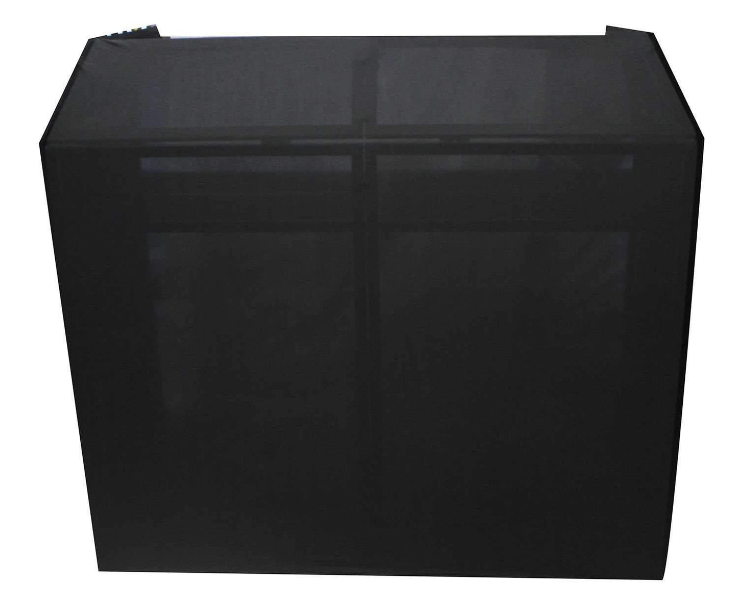 ProX XF-MESA-BL DJ Booth with Black & White Scrims - PSSL ProSound and Stage Lighting