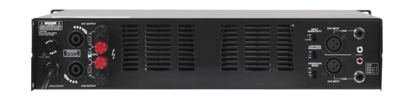 American Audio XLT2000 PA Power Amplifier 750W - PSSL ProSound and Stage Lighting