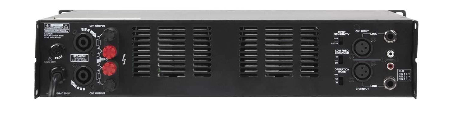 American Audio XLT2500 2U Power Amplifier 1000W - PSSL ProSound and Stage Lighting