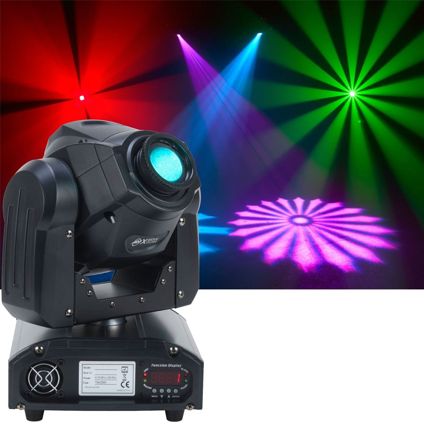 American DJ X-MOVE LED 25w Mini Moving Head Light - PSSL ProSound and Stage Lighting