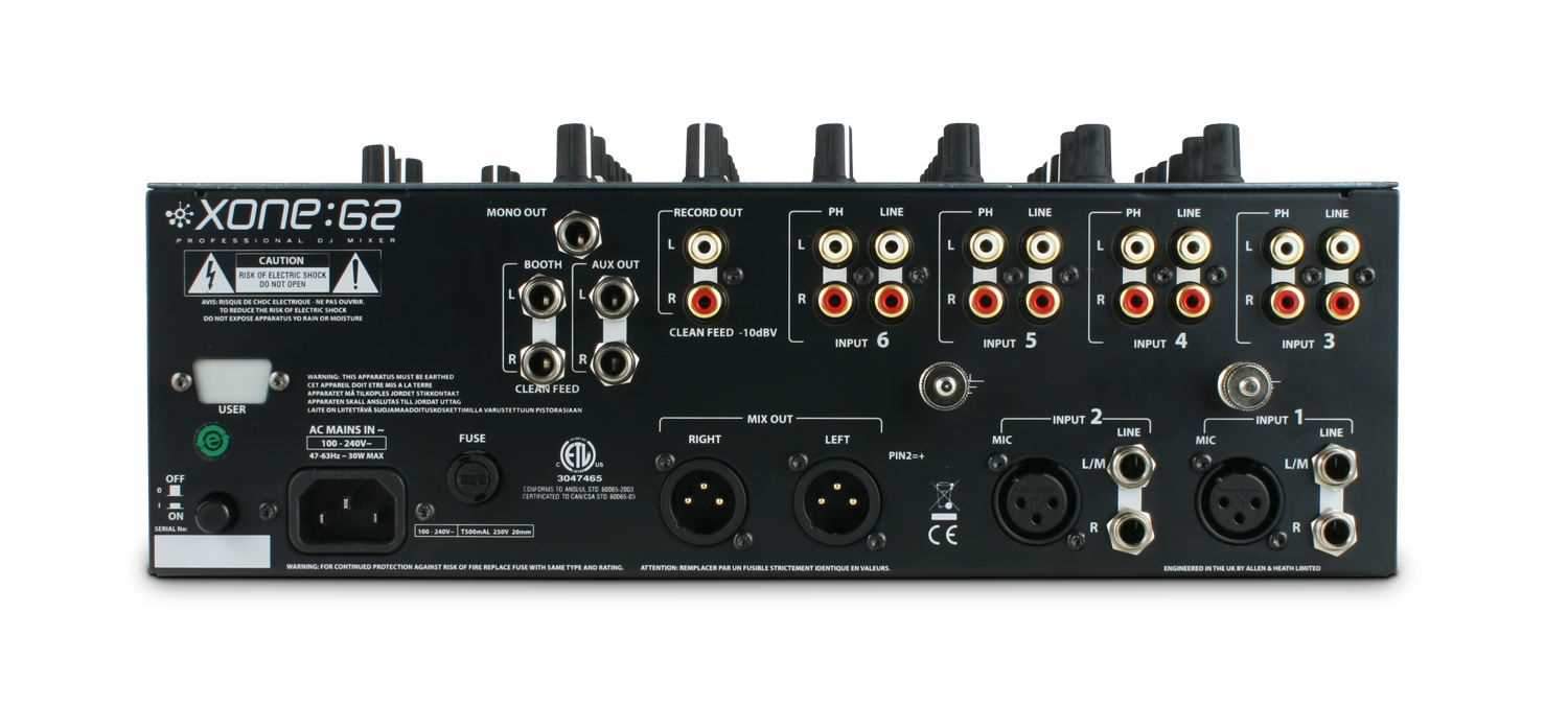 Allen & Heath XONE2:62 Professional Club/DJ Mixer