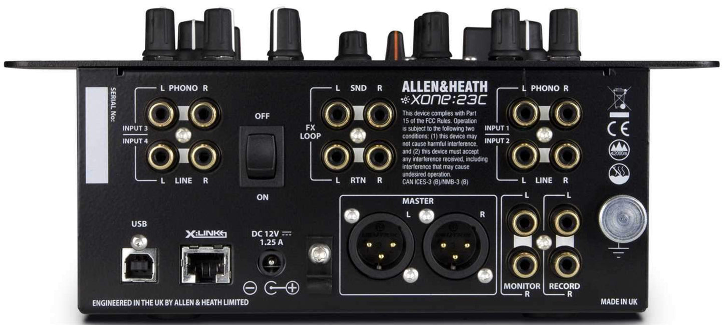 Allen & Heath XONE:23C 2-Channel DJ Mixer - PSSL ProSound and Stage Lighting