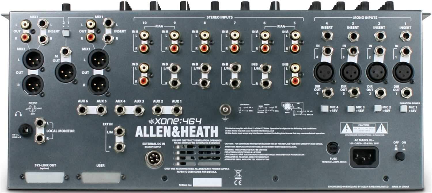 Allen & Heath XONE3:464 Desktop/Rack Club DJ Mixer - PSSL ProSound and Stage Lighting