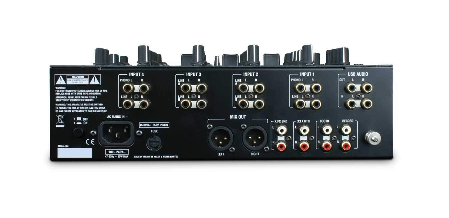 Allen u0026 Heath XONE:42 4-Ch DJ Mixer with USB | Solotech