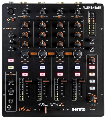 Allen & Heath XONE:43C 4 Plus 1 Channel DJ Mixer with USB - PSSL ProSound and Stage Lighting