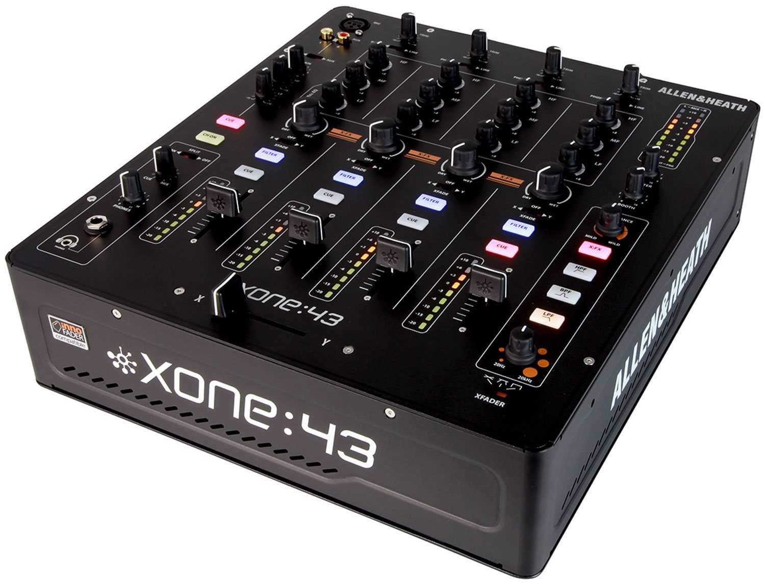 Allen & Heath XONE:43 4 Plus 1 Channel DJ Scratch Mixer - PSSL ProSound and Stage Lighting