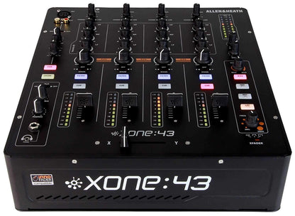 Allen & Heath XONE:43 4 Plus 1 Channel DJ Scratch Mixer - PSSL ProSound and Stage Lighting