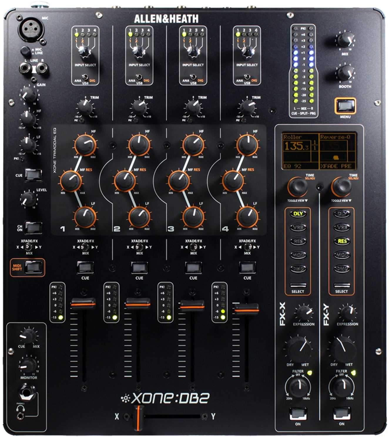 Allen & Heath XONE:DB2 Pro Digital DJ Mixer with FX - PSSL ProSound and Stage Lighting