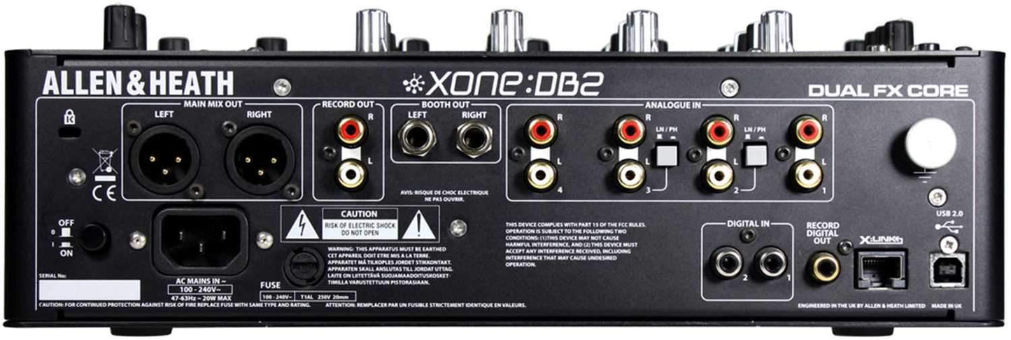 Allen & Heath XONE:DB2 Pro Digital DJ Mixer with FX - PSSL ProSound and Stage Lighting