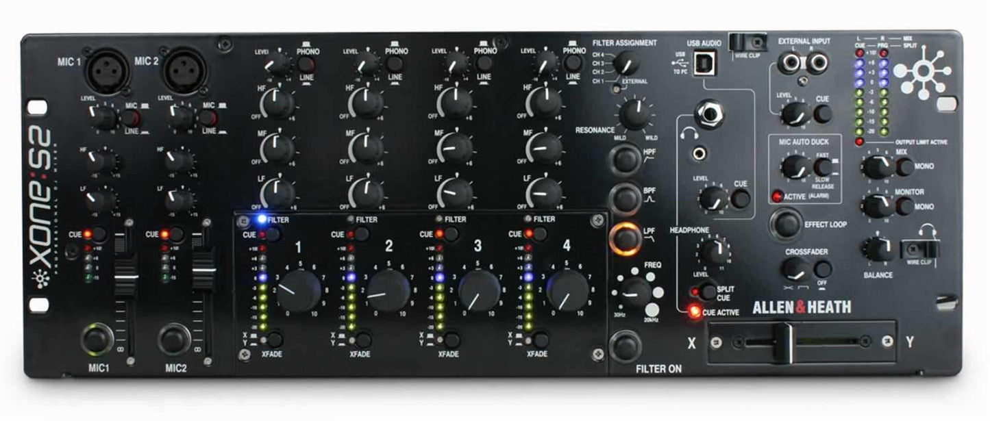 Allen & Heath Xone2:S2 Rotary 4ch 19in DJ Mixer - PSSL ProSound and Stage Lighting