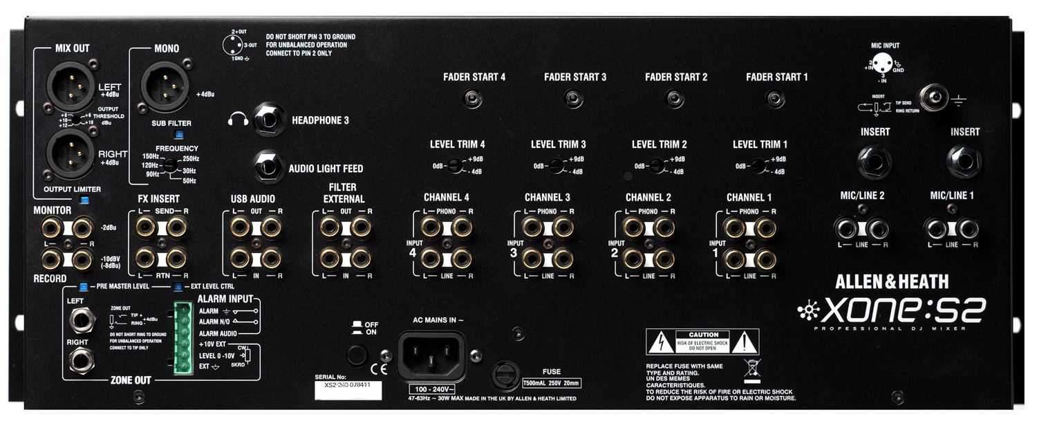 Allen & Heath XONE-S2 Professional DJ Club Mixer