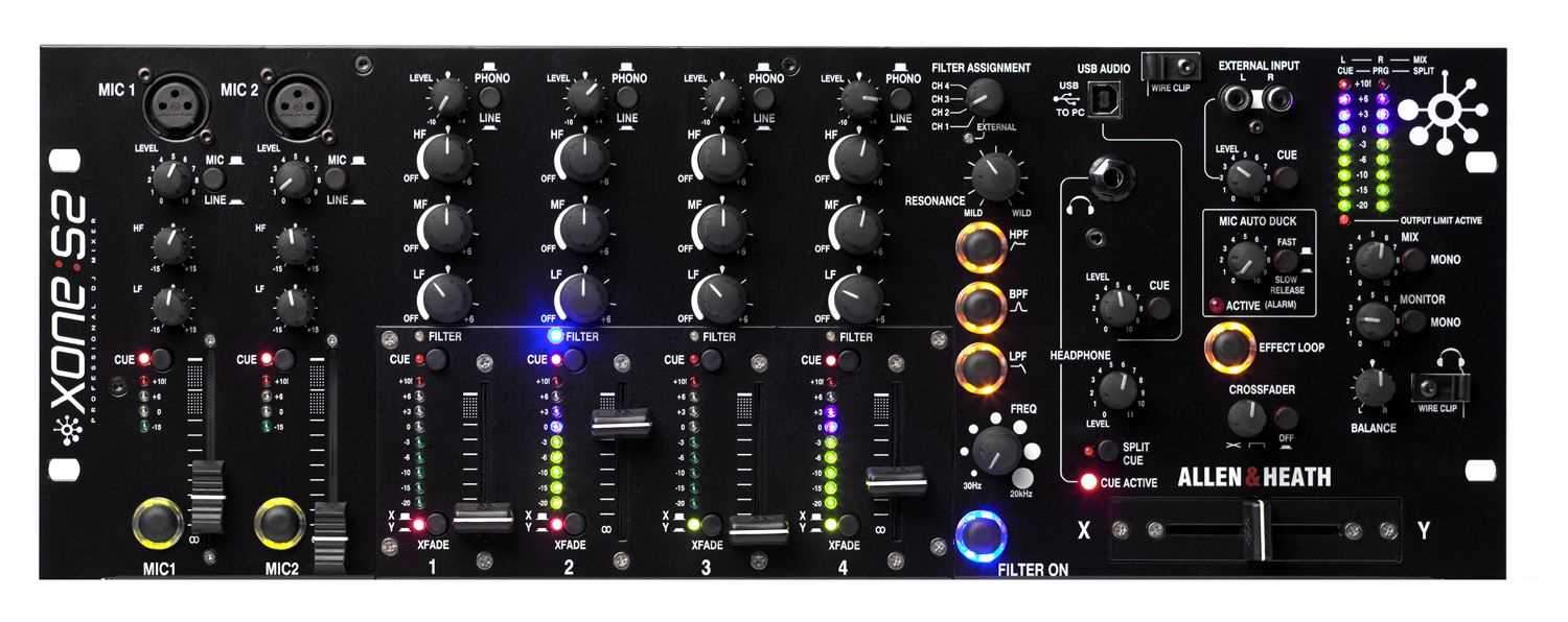 Allen & Heath XONE-S2 Professional DJ Club Mixer