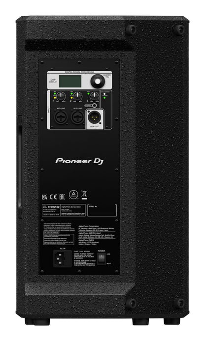 Pioneer DJ XPRS102 XPRS2 Series Multi-Purpose, 2-Way Active 10-Inch Loudspeaker with DSP Controls - PSSL ProSound and Stage Lighting