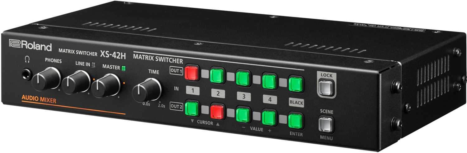 Roland XS-42H 4 x 2 HDMI Matrix Switcher – Solotech