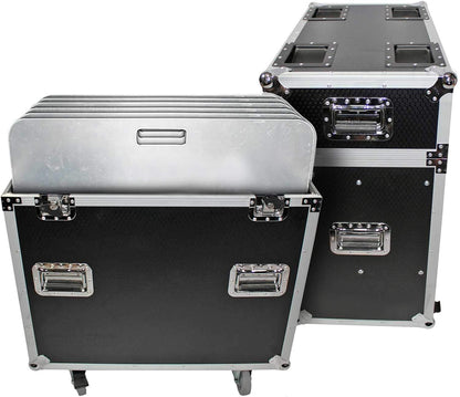 ProX 24-Inch x 24-Inch Aluminum Base Plates & Flight Case - PSSL ProSound and Stage Lighting