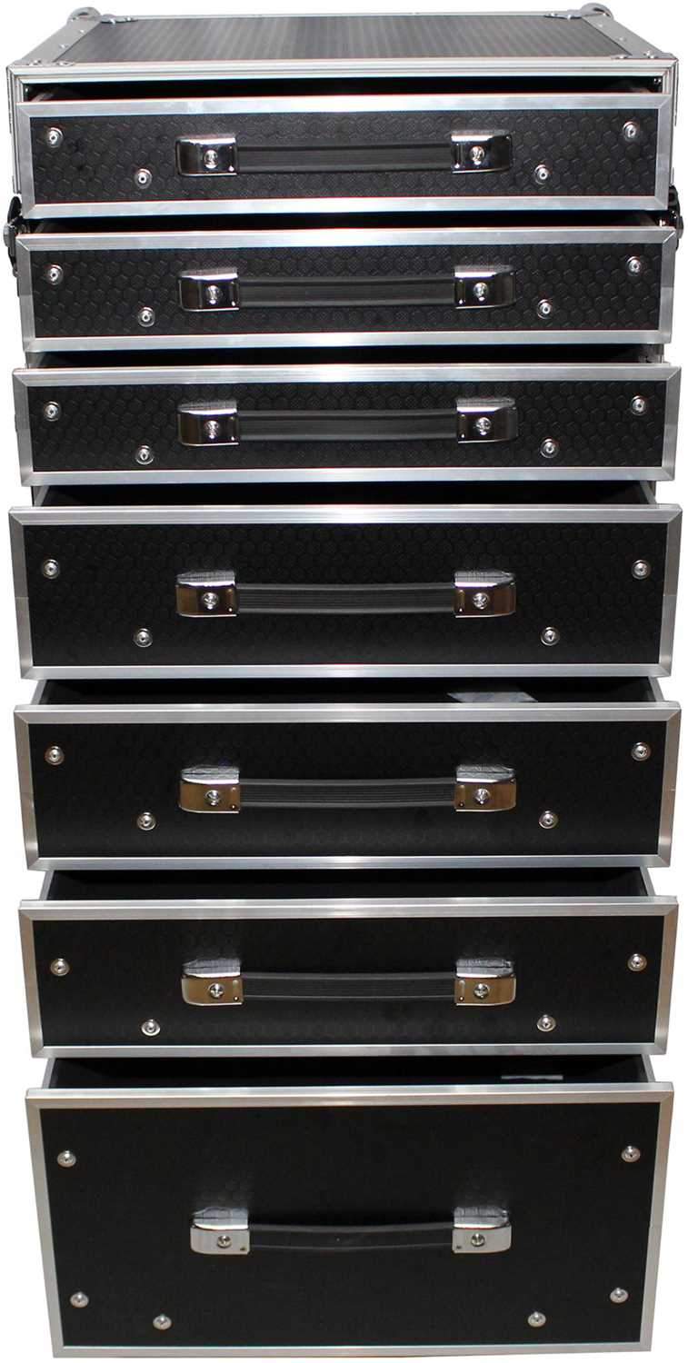 ProX XS-7DTW 7 Drawer ATA Workstation Case with Table - PSSL ProSound and Stage Lighting