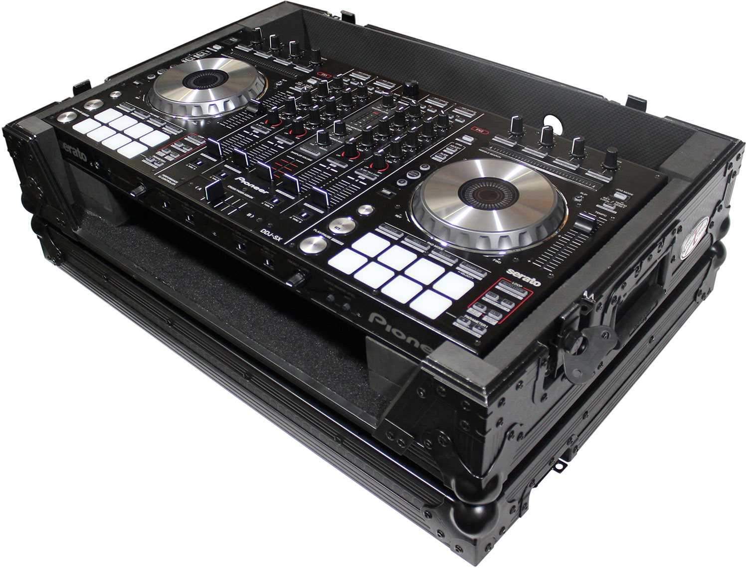 ProX XS-DDJSXBL Black Case for Pioneer DDJ-SX3 / DDJ-RX DJ Controller - PSSL ProSound and Stage Lighting