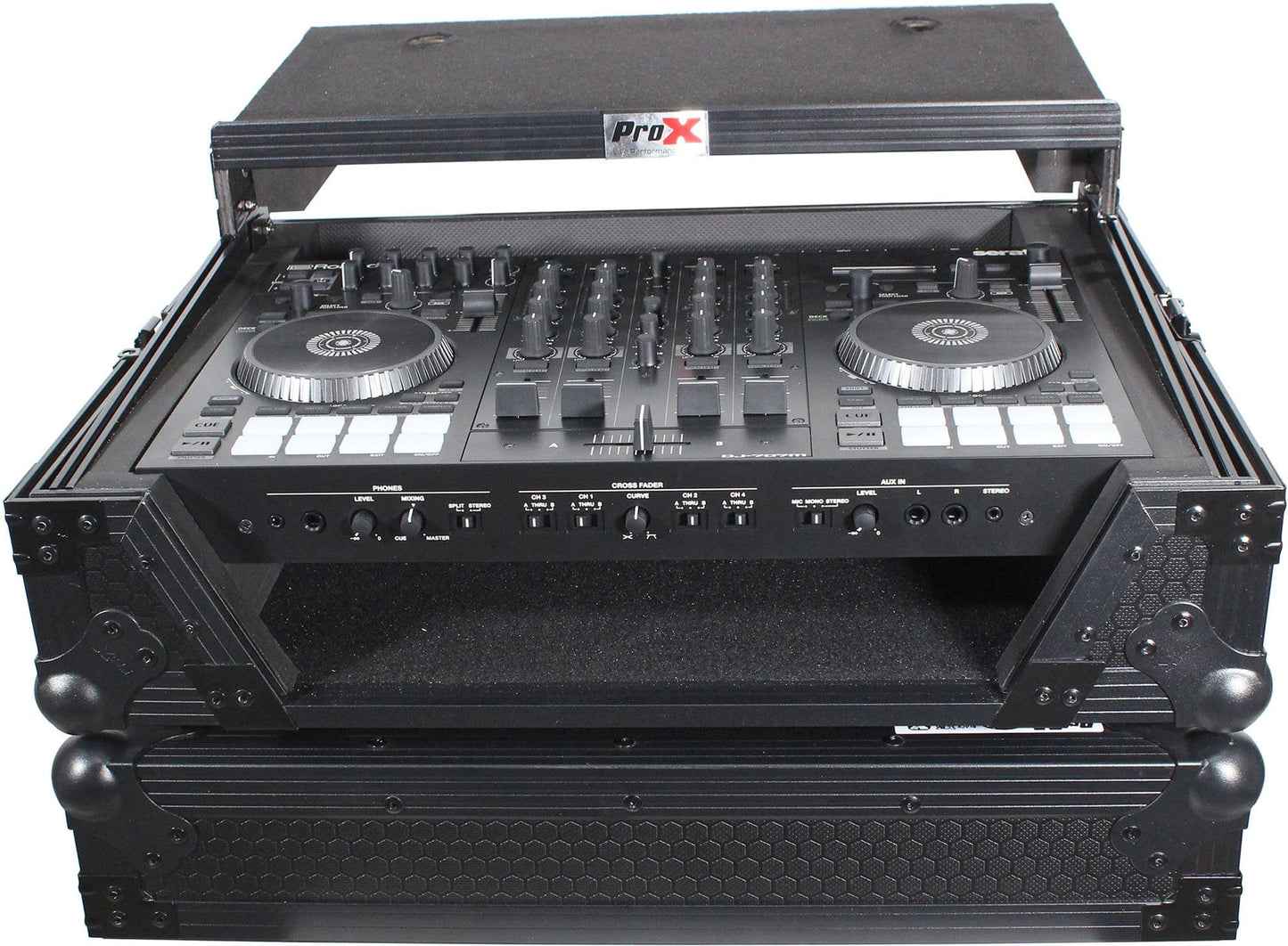 ProX XS DJ707 LTBL Flight Case for the Roland DJ-707M - PSSL ProSound and Stage Lighting