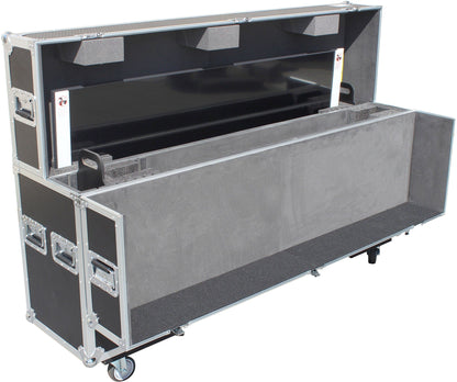 ProX XS-LCD5570WX2 Dual 55-70-Inch Universal TV Case with 4x4-Inch Casters - PSSL ProSound and Stage Lighting