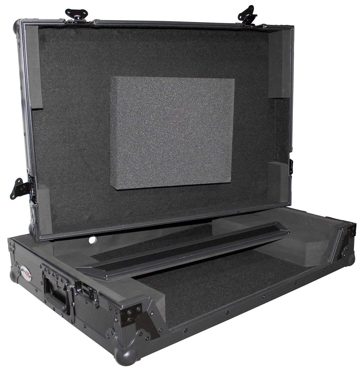 ProX XS-MCX8000WBL Black Flight Case for Denon MCX8000 DJ Controller - PSSL ProSound and Stage Lighting