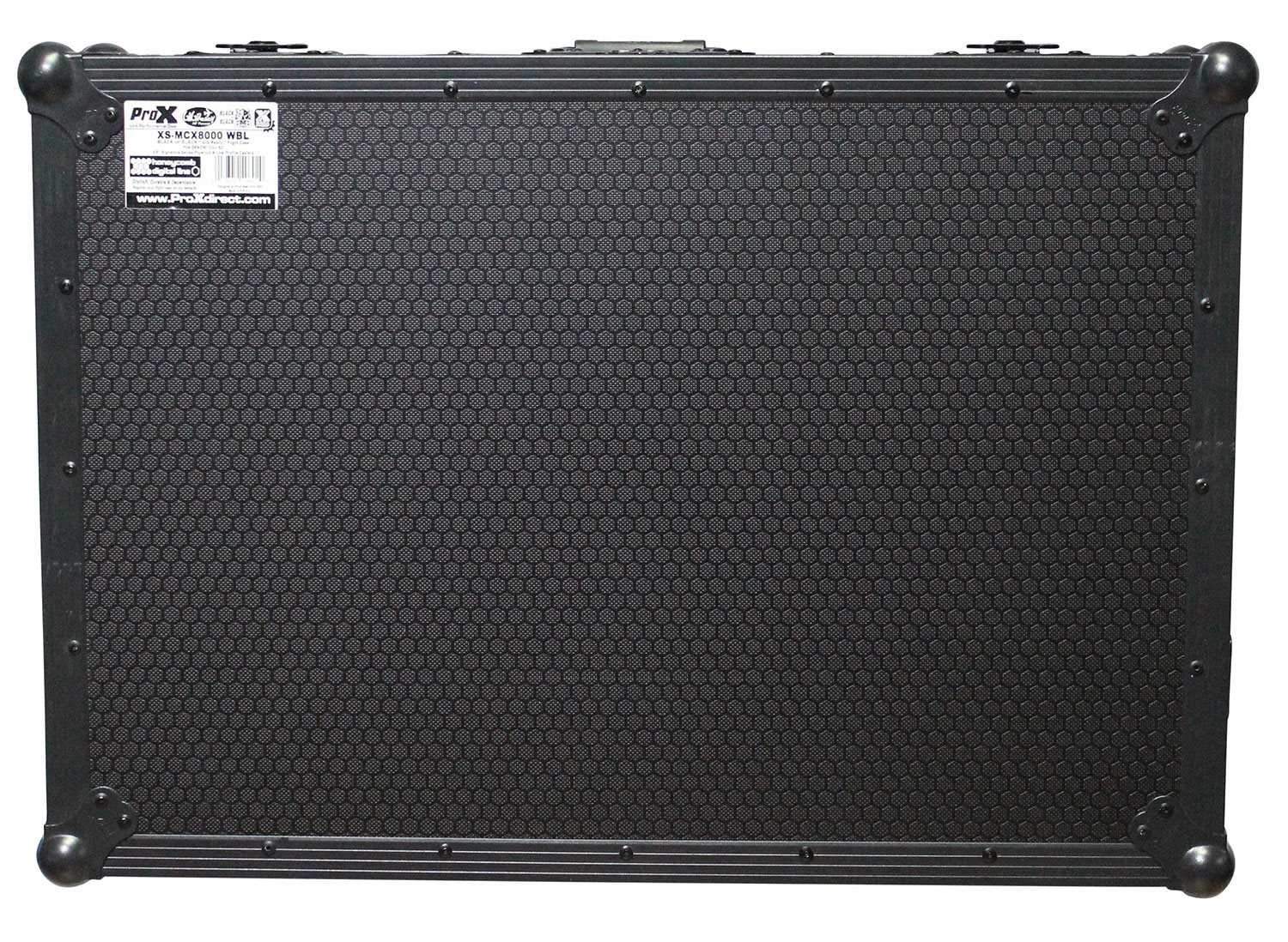 ProX XS-MCX8000WBL Black Flight Case for Denon MCX8000 DJ Controller - PSSL ProSound and Stage Lighting