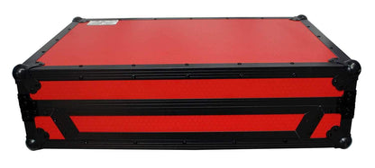 ProX XS-MCX8000WLTRB Red on Black Case for Denon MCX8000 with Shelf - PSSL ProSound and Stage Lighting