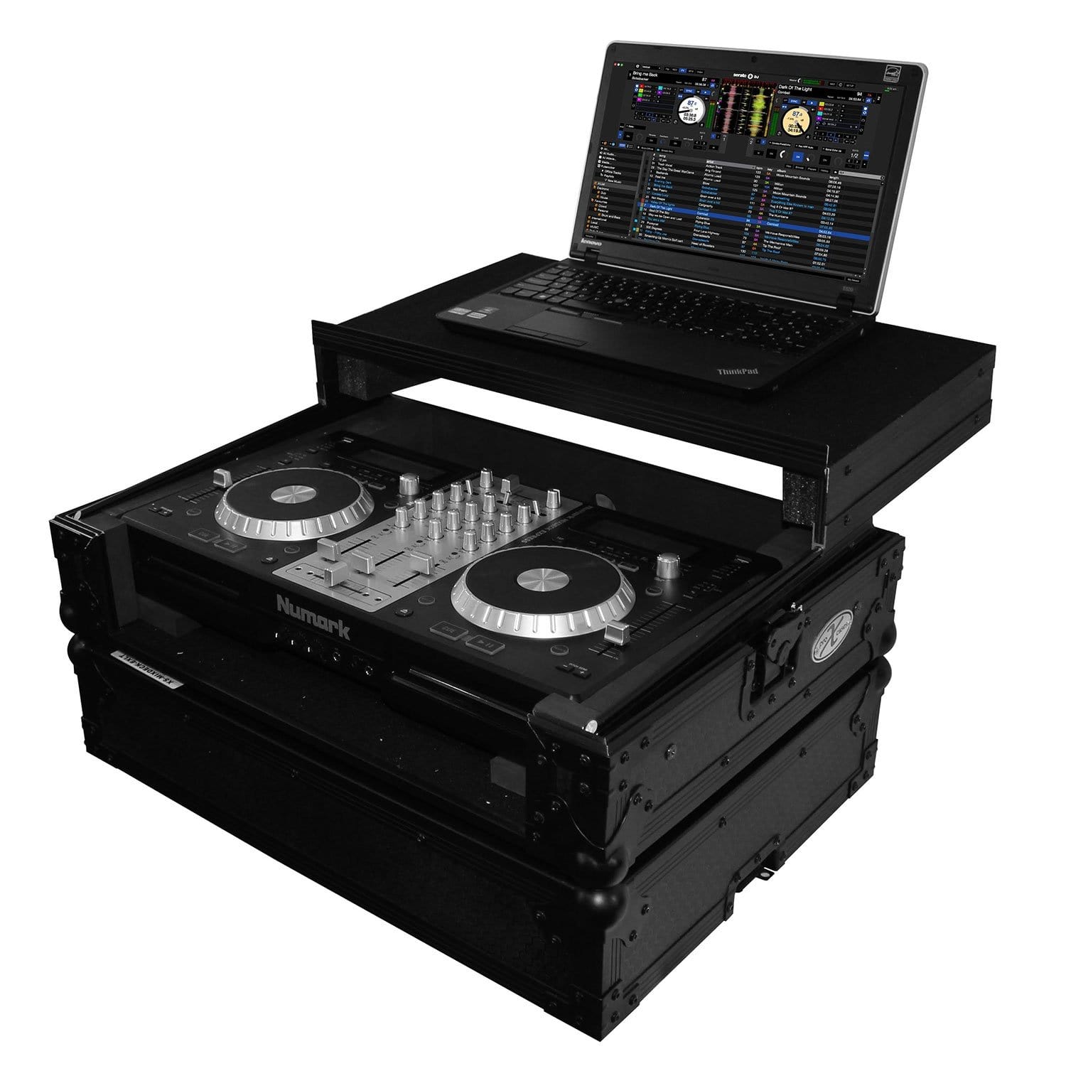 ProX XS-MIXDECKEX-LTBL Black ATA Case for Numark MixDeck Express - PSSL ProSound and Stage Lighting