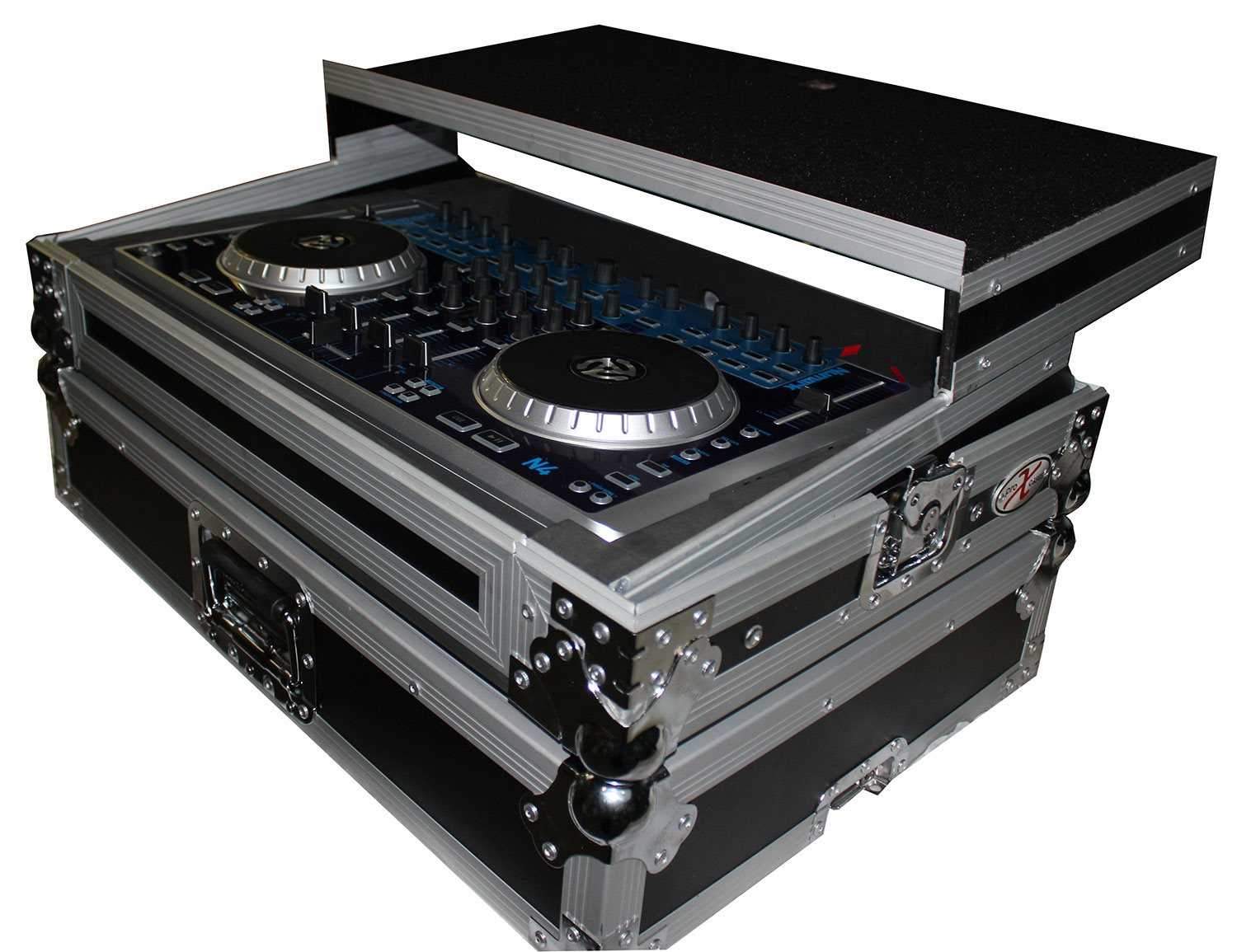 ProX XS-N4LT Flight Case for Numark N4 DJ Controller - PSSL ProSound and Stage Lighting