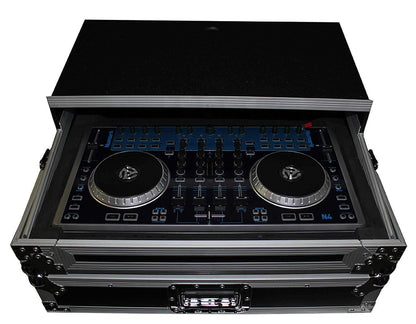 ProX XS-N4LT Flight Case for Numark N4 DJ Controller - PSSL ProSound and Stage Lighting