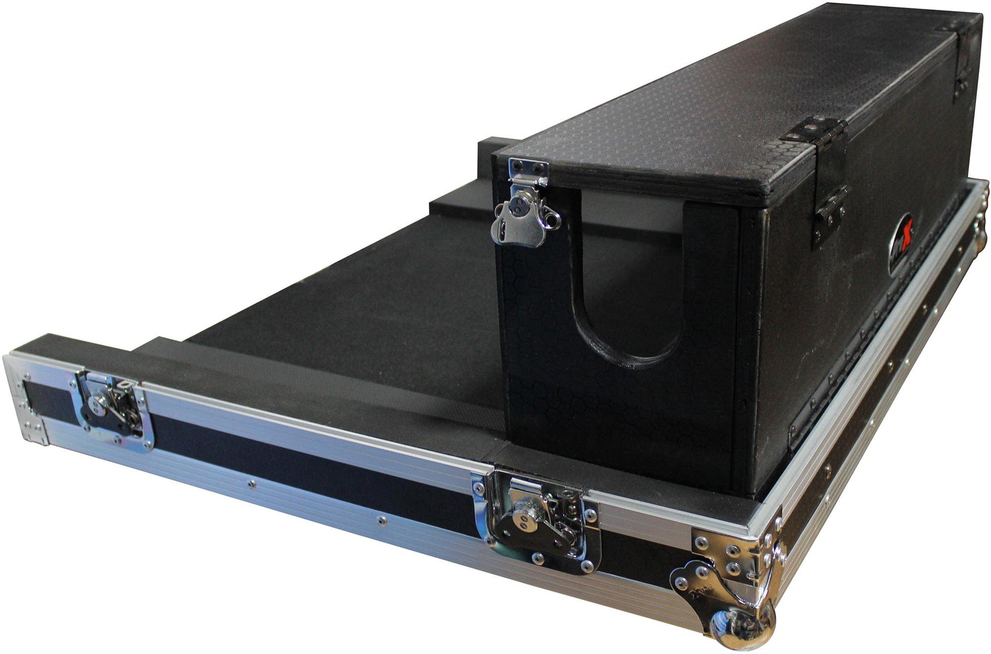 Pro X XS-PRE32DHW Flight Hard Road Case for PreSonus STUDIOLIVE 32.4.2 with Doghouse and Wheels - PSSL ProSound and Stage Lighting