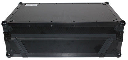 ProX XS-Prime4 WBL2U Denon Prime 4 Case w/ 2U Rack Rails & Wheels (Black on Black) - PSSL ProSound and Stage Lighting