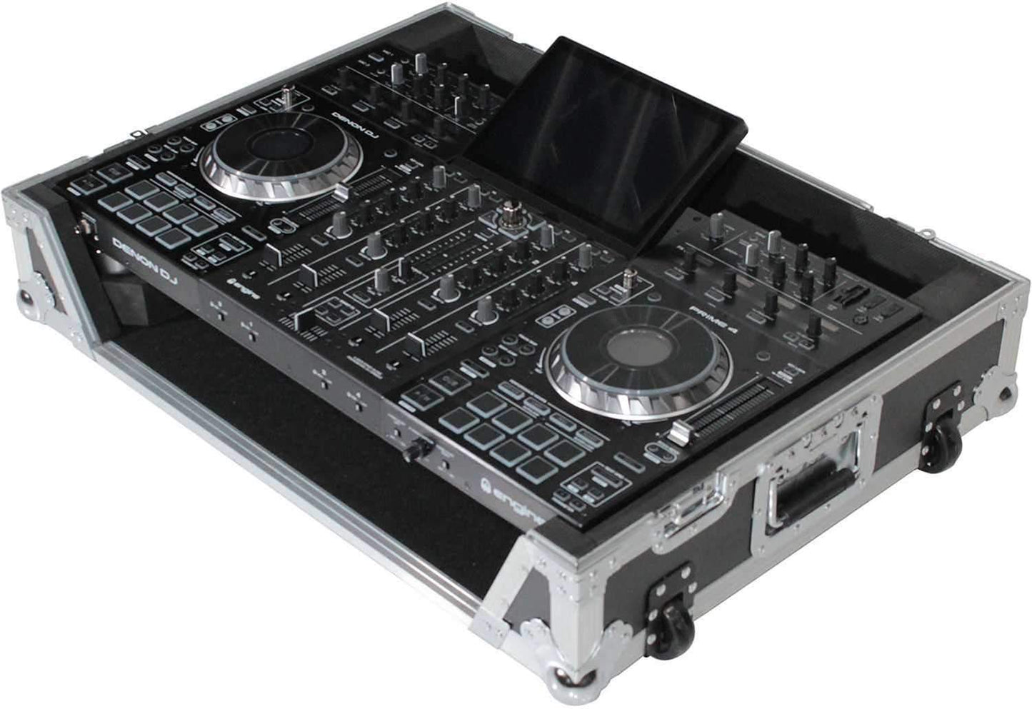 ProX XS-PRIME4-W Case with Wheels for Denon Prime 4 DJ Controller - PSSL ProSound and Stage Lighting