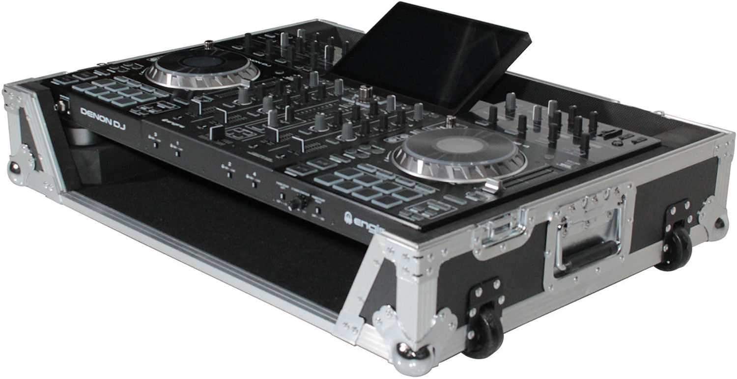 ProX XS-PRIME4-W Case with Wheels for Denon Prime 4 DJ Controller - PSSL ProSound and Stage Lighting