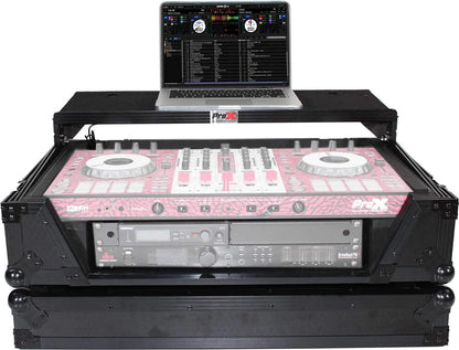 ProX XS-SX1K2UWLTBL LED DJ Controller Case with 2U Rack Space - PSSL ProSound and Stage Lighting