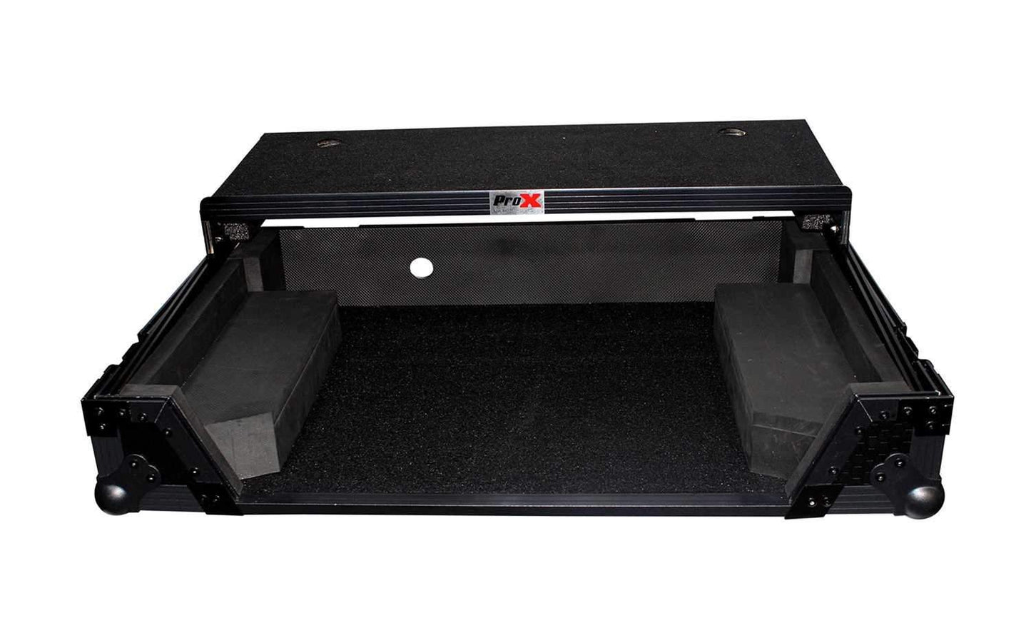 ProX XS-SX2MC7K WLTBL DDJ-SX2/MC7000 Flight Case with Laptop Shelf Black - PSSL ProSound and Stage Lighting