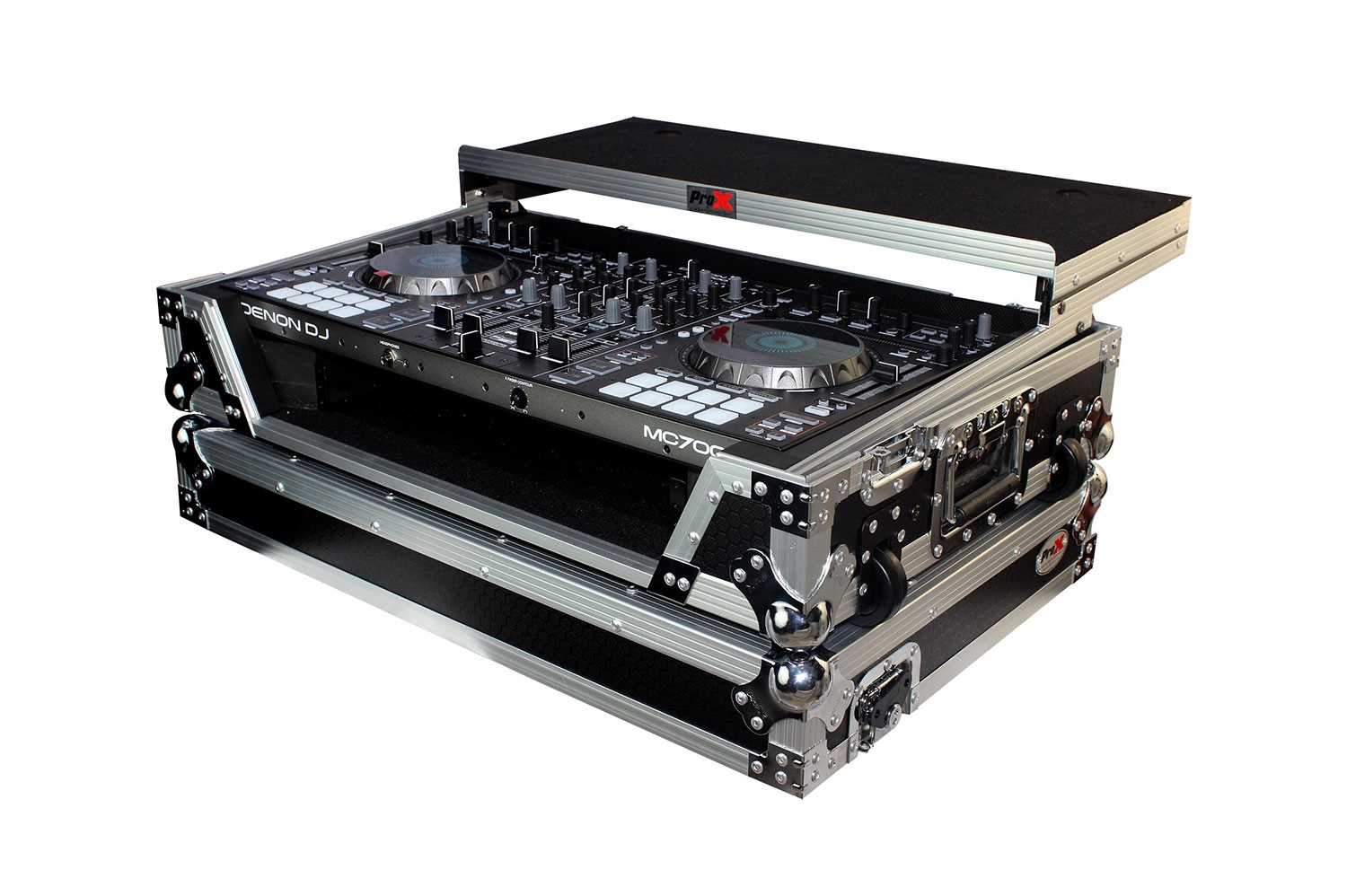 ProX XS-SX2MC7K WLT DDJ-SX/MC7000 Flight Case with Laptop Shelf - PSSL ProSound and Stage Lighting