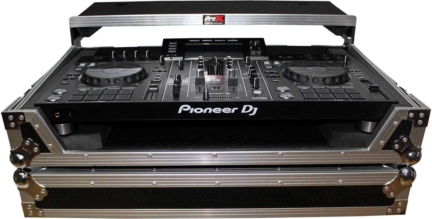 ProX XS-XDJRX2WLTBL Black Case for Pioneer XDJ-RX2 with Shelf - PSSL ProSound and Stage Lighting