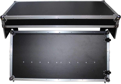 ProX Portable Z-Style DJ Table Flight Case Black on Chrome - PSSL ProSound and Stage Lighting