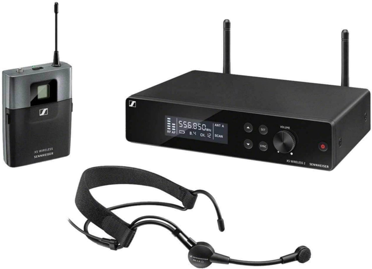 Sennheiser XSW 2-ME3 Wireless Headset Mic System - PSSL ProSound and Stage Lighting