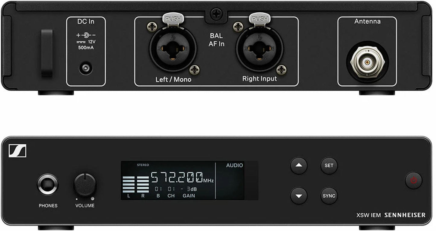 Sennheiser XSW IEM SR Half-Rack Stereo UHF Transmitter (476-500 Megahertz) - PSSL ProSound and Stage Lighting