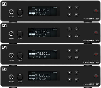 Sennheiser XSW IEM SR Half-Rack Stereo UHF Transmitter (476-500 Megahertz) - PSSL ProSound and Stage Lighting