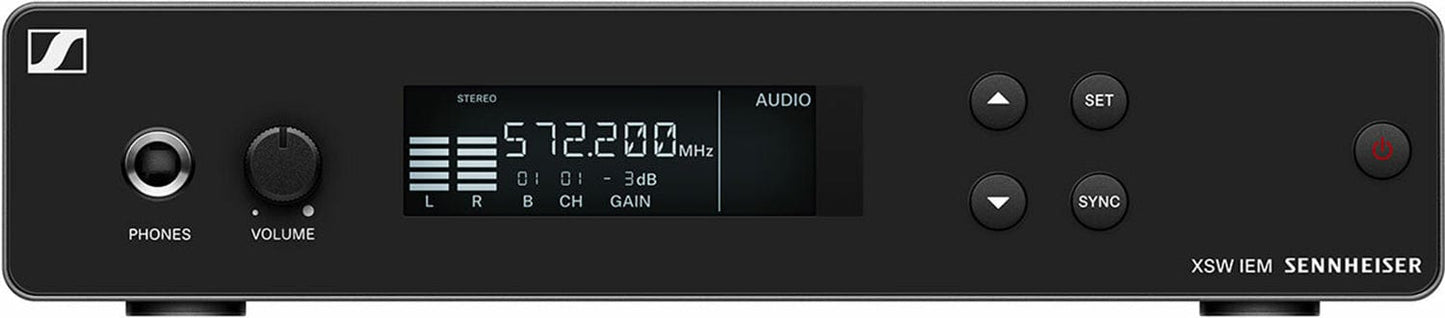 Sennheiser XSW IEM SR Half-Rack Stereo UHF Transmitter (572-596 Megahertz) - PSSL ProSound and Stage Lighting