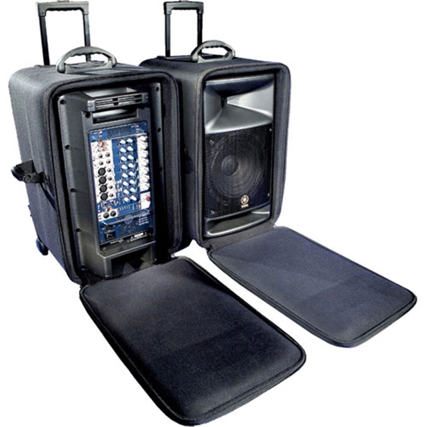 Yamaha Single Rolling Case For Stagepas 500 - PSSL ProSound and Stage Lighting