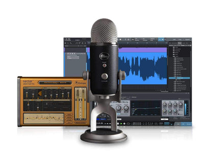 Blue Yeti Pro Studio USB Mic & Software Podcast Bundle - PSSL ProSound and Stage Lighting