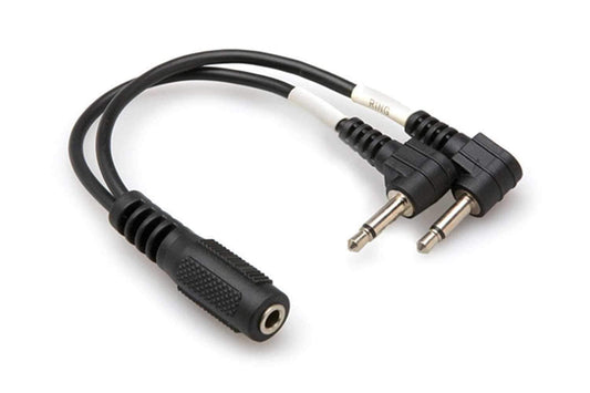 Hosa Dual 1/8in TS (M) to 1/8in TRS (F) Cable - PSSL ProSound and Stage Lighting