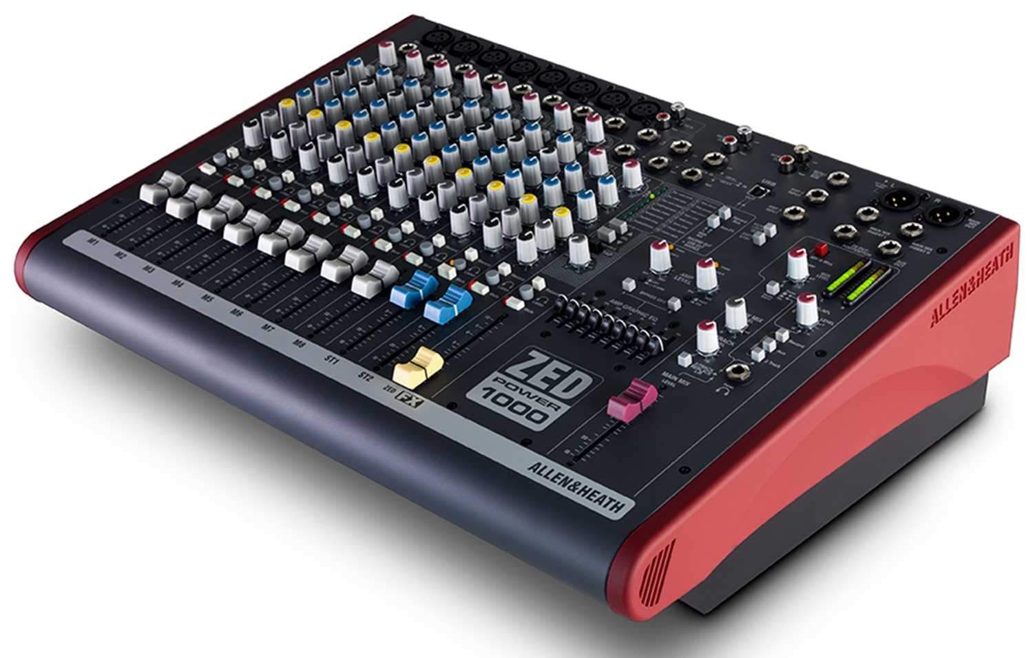 Allen & Heath Zed P1000 12-Channel Powered Mixer - PSSL ProSound and Stage Lighting