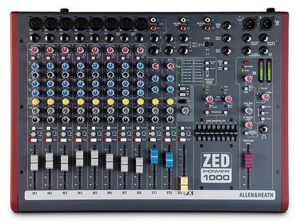 Allen & Heath Zed P1000 12-Channel Powered Mixer - PSSL ProSound and Stage Lighting